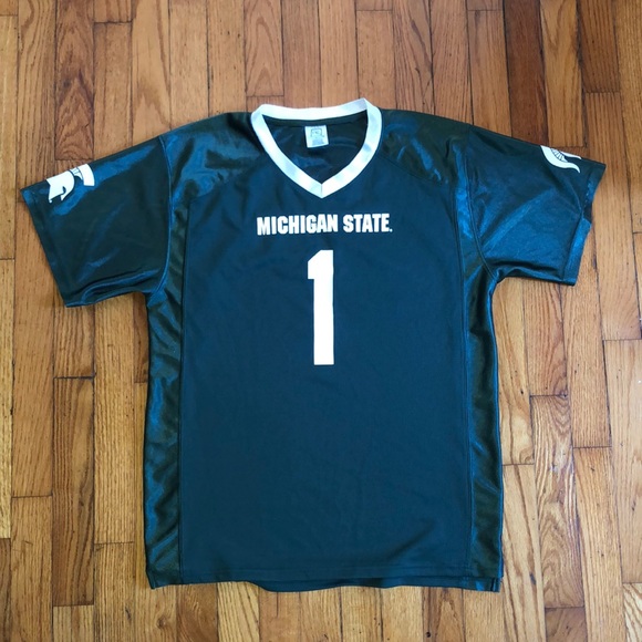Tops - Michigan State University Spartans Football Jersey MSU